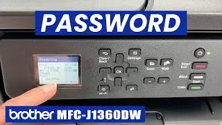 Как найти пароль Brother MFC-J1360DW
