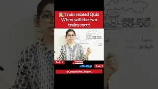 🌐 Problems on Train #trainQuestion  #timespeedanddistance #mathsforallcompetitiveexams
