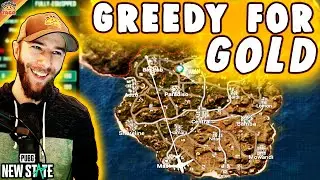chocoTaco Is Greedy for Gold on NEW PUBGNSM MAP Akinta in Bounty Royale Mode - PUBG New State