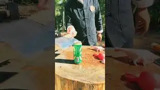 Most Expensive Cleaver Cutting Master#topcleaver#heavyblade#handmade#tranding#shortsviral#shorts#edc