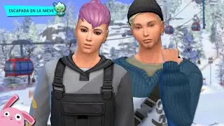 LLEGAMOS AL MONTE KOMOREBI! ❄ INMORTAL 💙 LOS SIMS 4 ESCAPADA EN LA NIEVE | EP 1