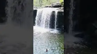 Красивый водопад Северной Алабамы #водопад #природа #алабама #природаалабамы #поход