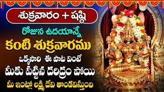 శుక్రవారం లక్ష్మి దేవి పాట 10 నిమిషాలు విన్నా చాలు మీకు జీవితంలో డబ్బుకి లోటుండదు #lakshmi