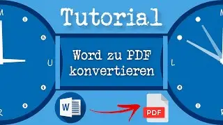 Word 2020 Dokument zu PDF Datei umwandeln bzw. konvertieren | Word zu PDF Deutsch