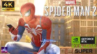 Spider-Man 2 4K Full Sandman Mission | RTX 4070 Super + Ryzen 7 7800X3D | High Settings FPS Test
