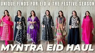 STUNNING EID LOOKS UNDER BUDGET 💫 | MYNTRA FESTIVE HAUL