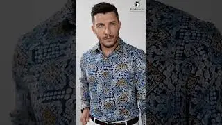 Elevate Your Formal Outfit with our Premium Printed Berkshire's Shirts Collection. #menswear