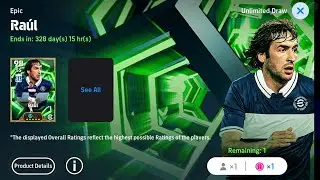 Ra&uacute;l Epic Box Draw Chance Deal || eFootball Mobile 2026 