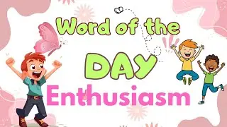 Word meaning of enthusiasm with sentence example #wordoftheday #enthusiasm #learnwordswithmeaning 