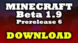 Minecraft Beta 1.9 Prerelease 6 Download