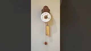 A German Schwarzwald black forest Joseph Sorg miniature wall clock with alarm, made circa 1830