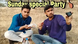 Sunday special Party 🍗 || Vlog || Coolshotboiii Tushar || #chickenroll #kabab #vlog