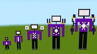 Tv Man Evolution in Minecraft PE