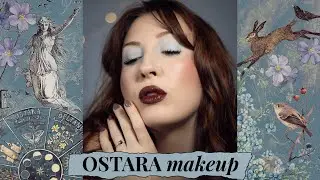 Ostara/Spring Equinox Makeup | Soft Spring Eyes & Vampy Lips