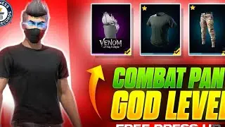 COMBAT PANT GOD LEVEL DRESS UP || HOW TO GET FREE COMBAT PANT I| NO TOP UPDRESS UP🤯🤯