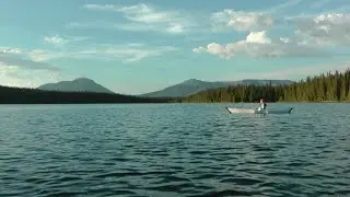 Oru Folding Kayaks on Fish Lake, Alberta, Canada, the Inlet and the Beach LT in the Canadian Rockies
