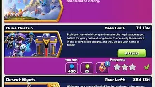 Class of clans new event attack win three stars 🌟