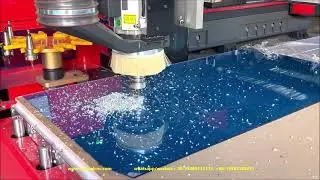 2100*4100mm 9.0KW  ATC CNC Router Disc Type Tools Changing Machine for Acrylic
