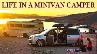 #3. The End of Solo VanLife | Lake Mead Boon-docking in a Minivan Camper