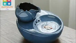 Lotus Head Ceramic Pet Water Fountain For Your Furry Kids