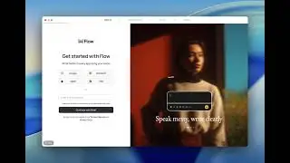 Wispr Flow opening screen has great design and UX