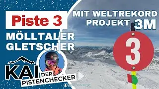 Piste 3 | Rote Abfahrt am M&ouml;lltaler Gletscher | Weltrekord mit Christian Fl&uuml;hr - Projekt 3M | 4K