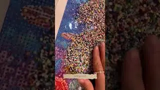 The 'fastest way' to complete a diamond painting | Blinggemart&reg; #paintwithdiamonds #oddlysatisfying