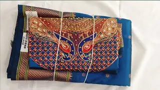कलांजली पैठणी साडी/aari work blouse kalanjali saree #saree #dnyaneshwar 