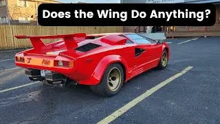 Does the Lamborghini Countach Wing Do Anything But Look Cool?