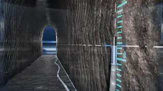 Roman Aqueduct Tunnel Construction