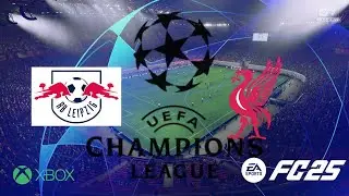 FC 25 - Liverpool vs Rb Leipzig | Gameplay - UEFA Champions League | Quarter Final Leg 2 | XBOX