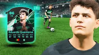 86 НОВЫЙ ОБЗОР ИГРОКА FOUNDATION EVOLUTION ЭДУАРДО КУАРЖМЫ | EA FC 25 ULTIMATE TEAM
