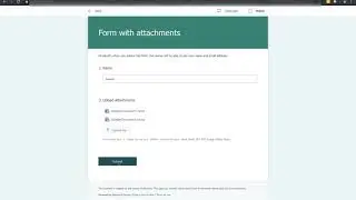 Saving attachments from Microsoft Forms with Flow