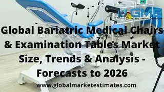Global Bariatric Medical Chairs & Examination Tables Market Size,  Analysis - Forecasts to 2026