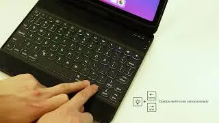 Procase Funda con Teclado Rotativo para iPad Air 5 10.9/ iPad Pro 11 / iPad Air 4 10.9 / iPad Pro 11