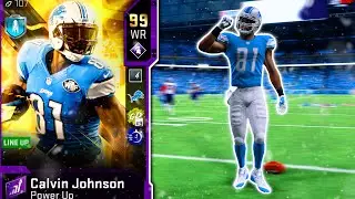 CALVIN JOHNSON is a DIFFERENT ANIMAL and the SAME BEAST - Madden 20 Ultimate Team Power Up Expansion