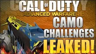Call Of Duty: Advanced Warfare - ALL CAMO CHALLENGES - ROYALTY CAMO/ DIAMOND CAMO - (AW CAMOS)