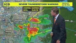 DFW Weather: Severe Thunderstorm Watch until midnight in North Texas
