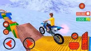 Kids Impossible Monster Motorbike Stunts - Android Gameplay