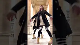 Beautiful French sisters roller skating together on GH Street Magic Quad Skates! | www.ghskates.com