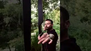 Slow motion Archery Form and spine flex