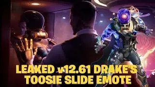 Leaked Fortnite V12.61 Drake's ICON SERIES Emote! - DRAKE'S TOOSIE SLIDE DANCE EMOTE Fortnite!
