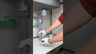 The kitchen sink pipe is aging and leaking. Try this durable and space-saving sink drain pipe