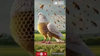 Crying Pigeon 🐦🍯 | Bees Attack 😱 | Like & Subscribe 😂 | Happy Monkey Cartoon
