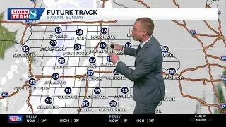 Winds crank up again and snow showers return