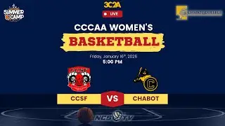 City College of San Francisco vs Chabot College Women's Basketball LIVE 1/16/26