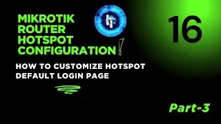 MikroTik Hotspot Customized Login Page | Full Step-by-Step Configuration Tutorial 2025 #viralvideo