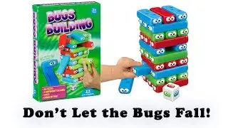 Jenga for Kids Bugs Building Game Stop Motion Animation