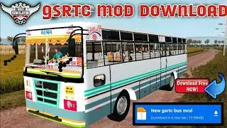 Bus simulator indonesia Gsrtc Bus mod Game Play video || The Paresh Prajapati