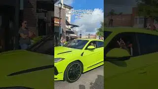 Lamborghini Urus Revs & nearly crashes #accident #lamborghini #crash #Urus #texas #lambo
